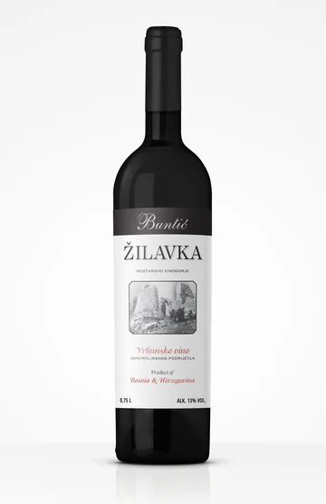 Boca vina Žilavka Buntić, 0,75 l
