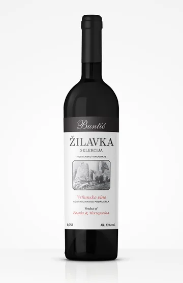 Boca vina Žilavka Selekcija Buntić, 0,75 l